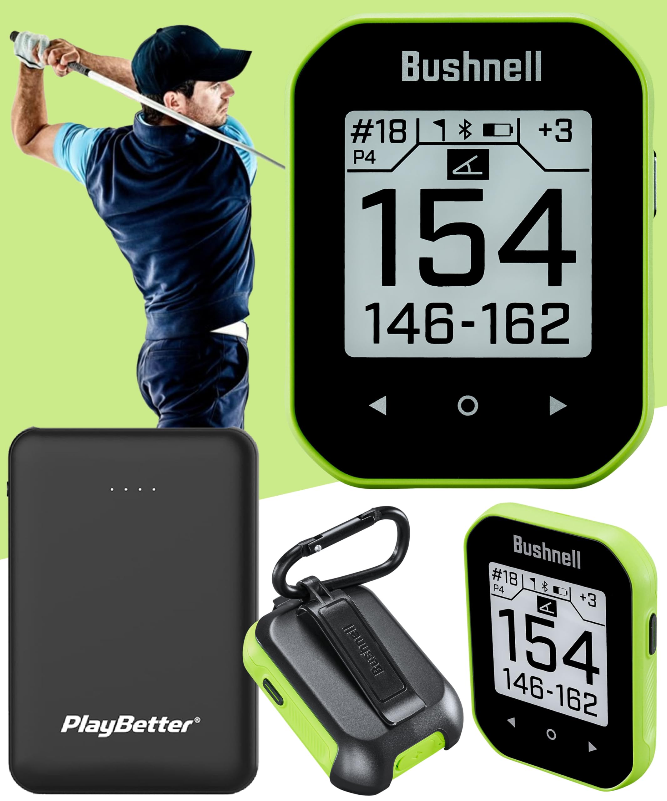 Bushnell ファントム 3 GPS ゴルフ Bushnell - Phantom 3 Slope Handheld GPS | Morton Golf Sales